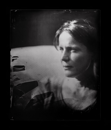 Clare - by Sebastian Edge framed 36x38" FB from Wet Collodion negative