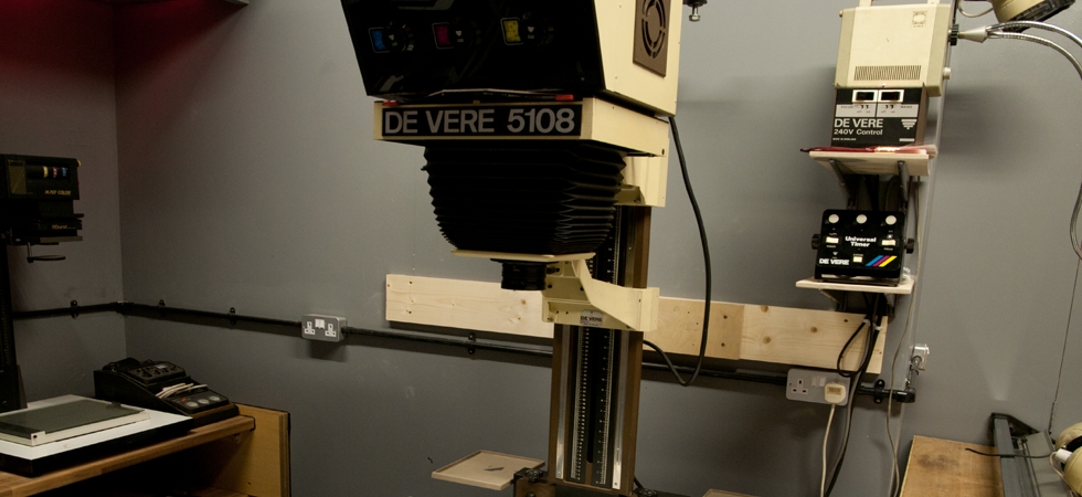 Devere 5108 - this enlarger will print from 35mm to 10x8" negative