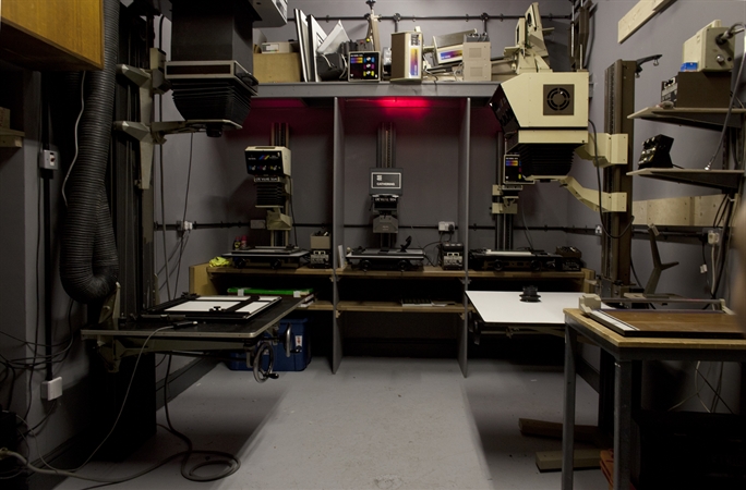 The Darkroom - lots of different enlargers to suit the needs of the individual